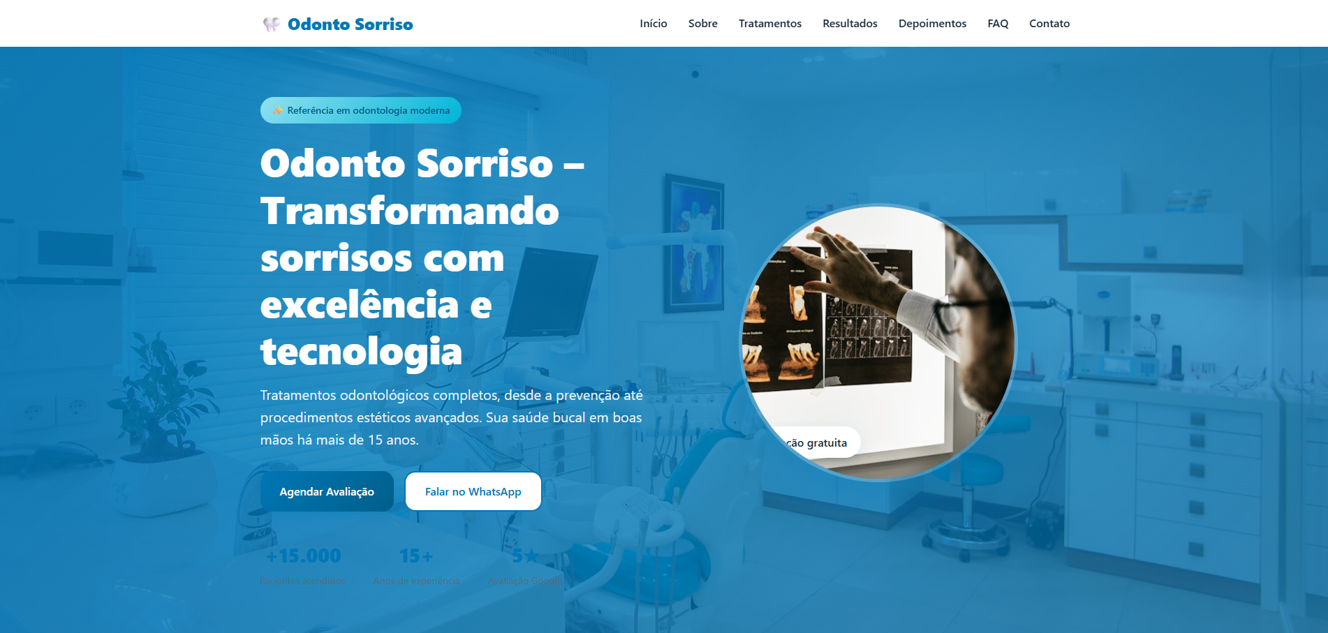 Projeto Consultório Odontológico por Henrique Martins