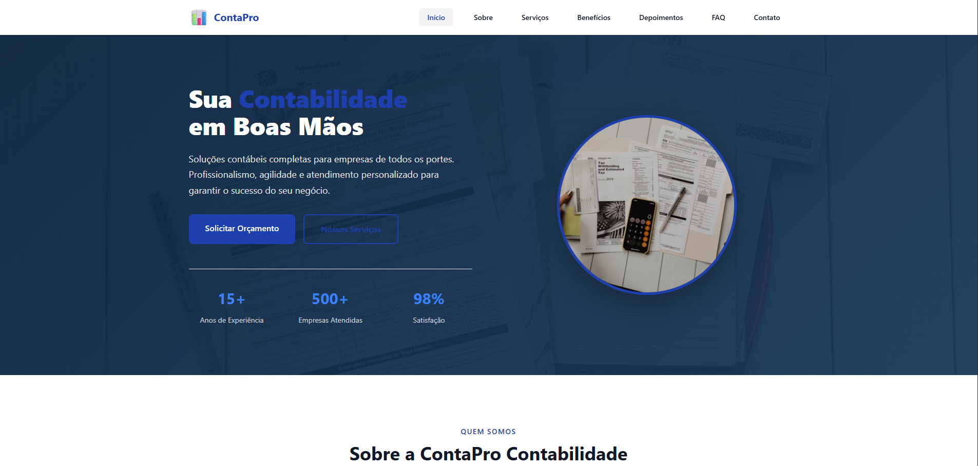 Projeto Contabilidade por Henrique Martins