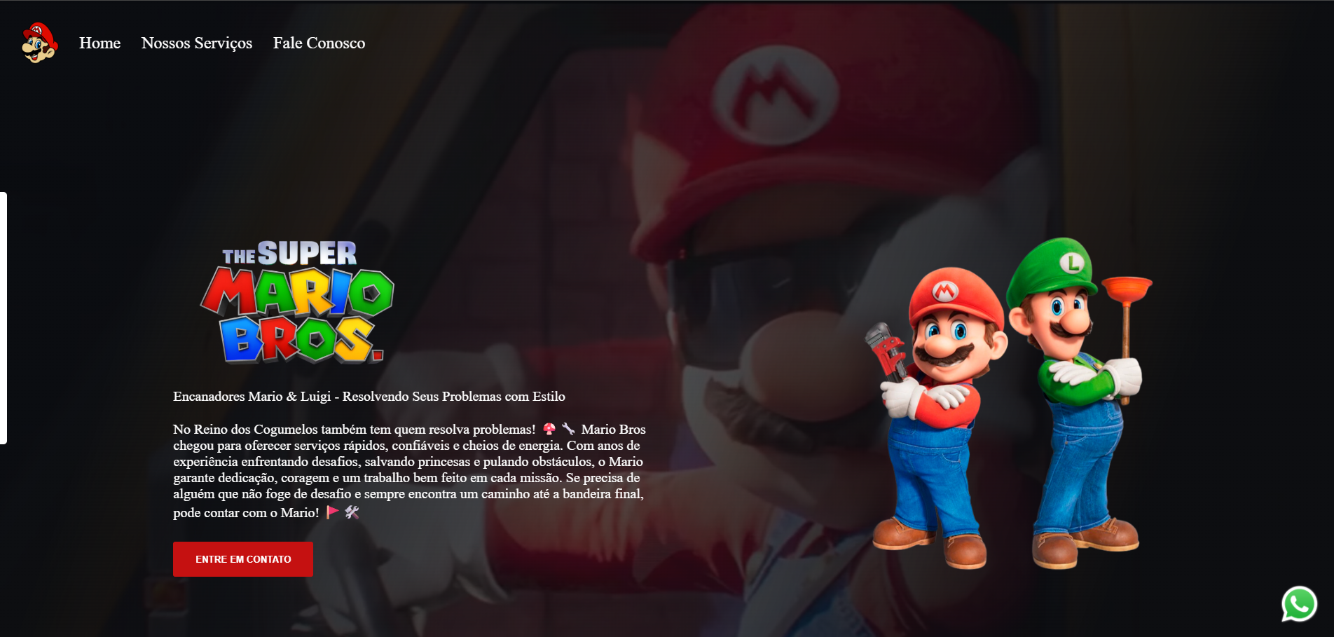 Projeto Irmãos Mario por Henrique Martins